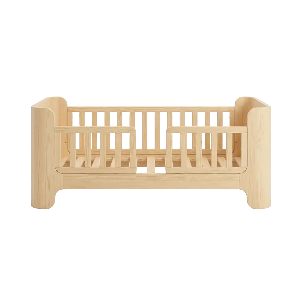 Houten kinderbedden afbeelding