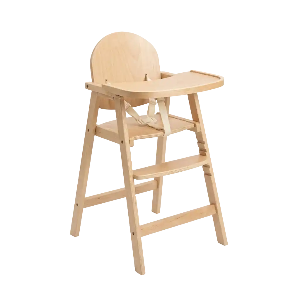 Kinderstoel hout afbeelding
