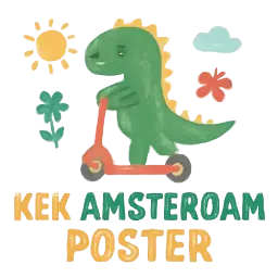 Kek Amsterdam Poster afbeelding