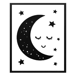 Poster zwart wit afbeelding