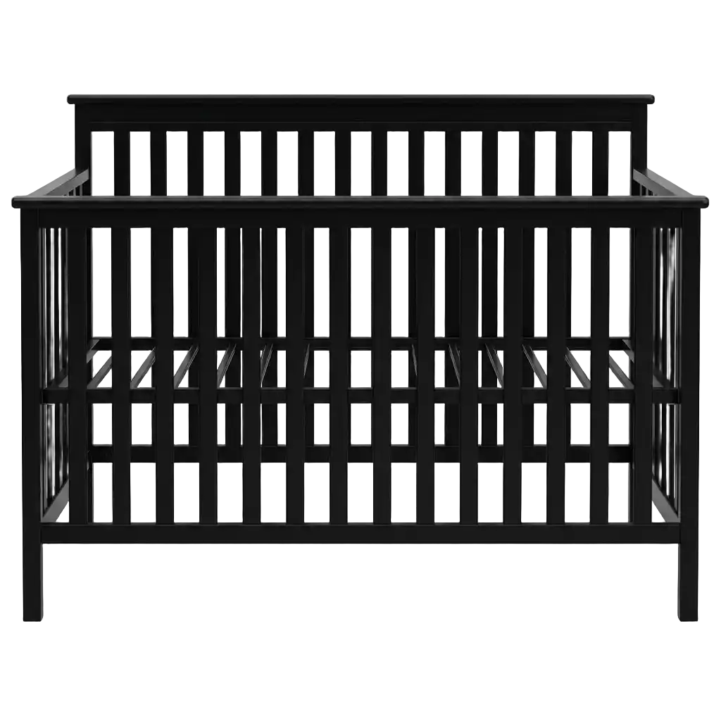 Babybed Zwart afbeelding