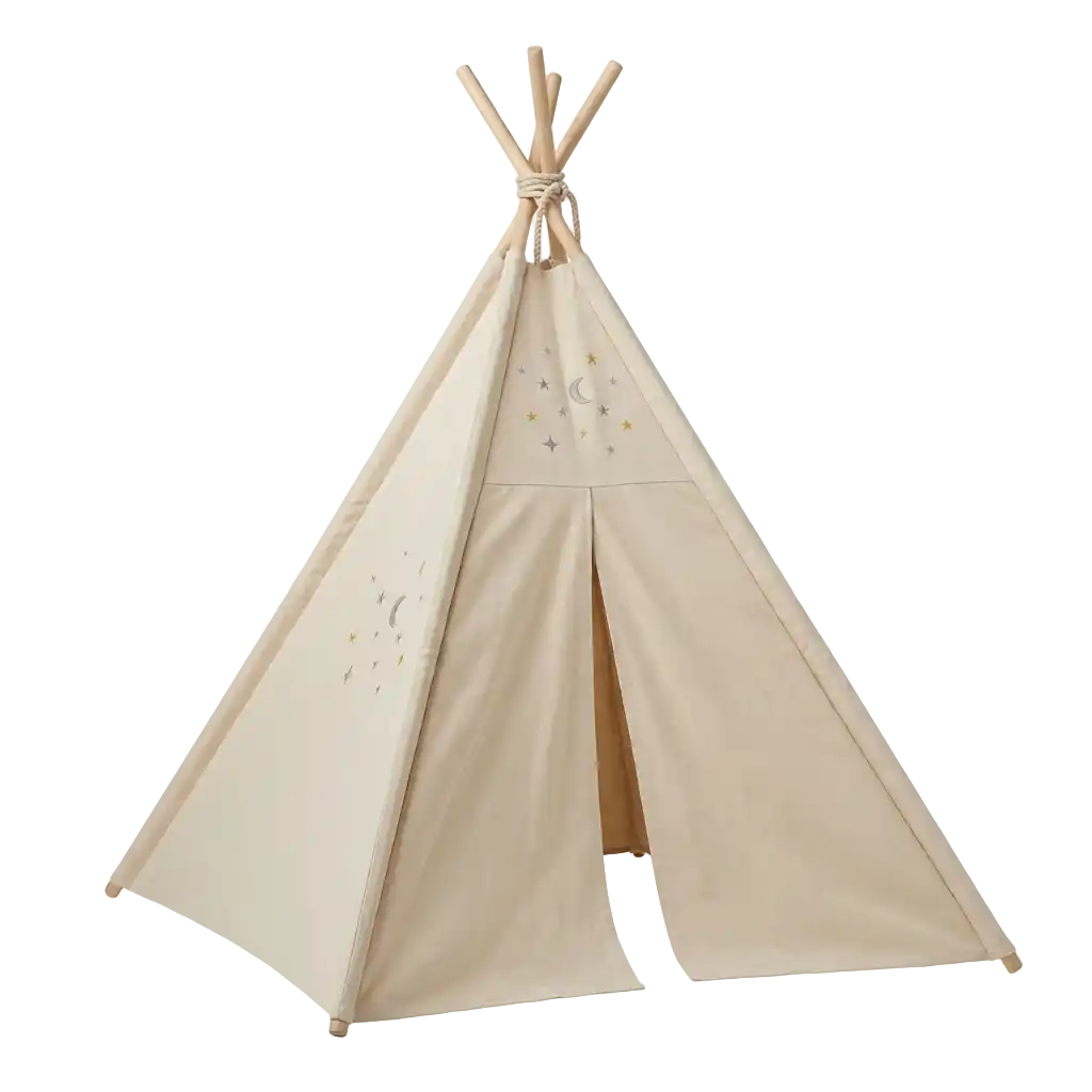 Tipi tent kinderkamer afbeelding