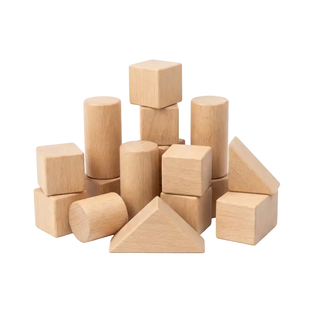 Houten kinderspeelgoed afbeelding