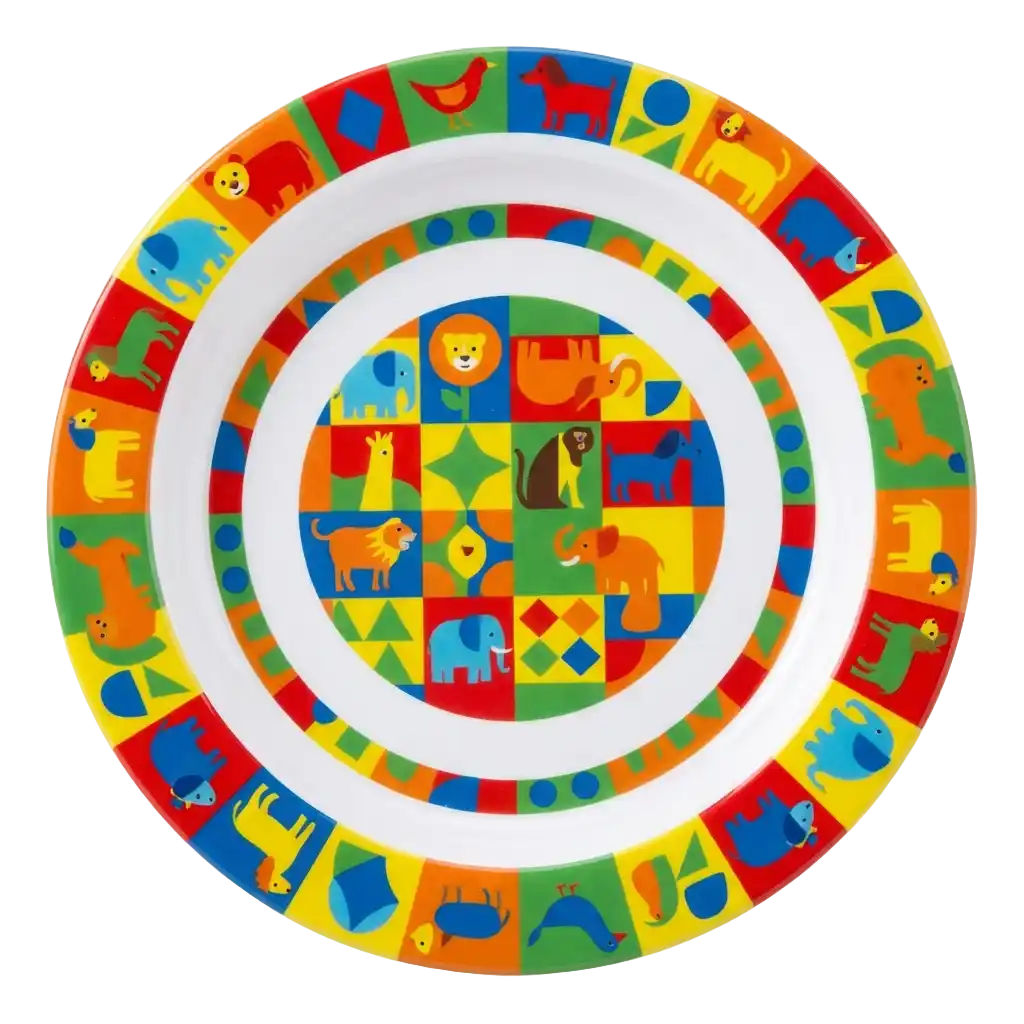Kinderservies melamine afbeelding