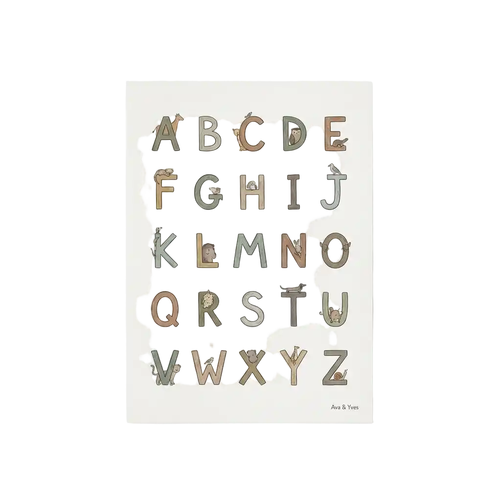 Ava & Yves Poster afbeelding