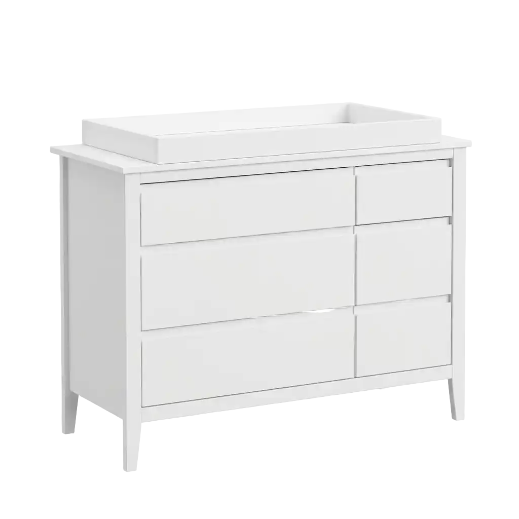 Witte commode afbeelding
