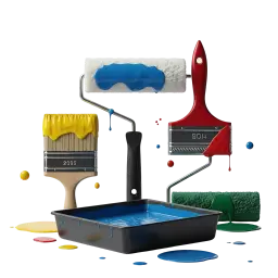 Brush, Paint Roller afbeelding