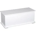 Chest storage box wooden box with folding lid white