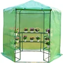 Plant house greenhouse with hexagonal shelves