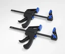 One-hand clamping/spreading clamp set