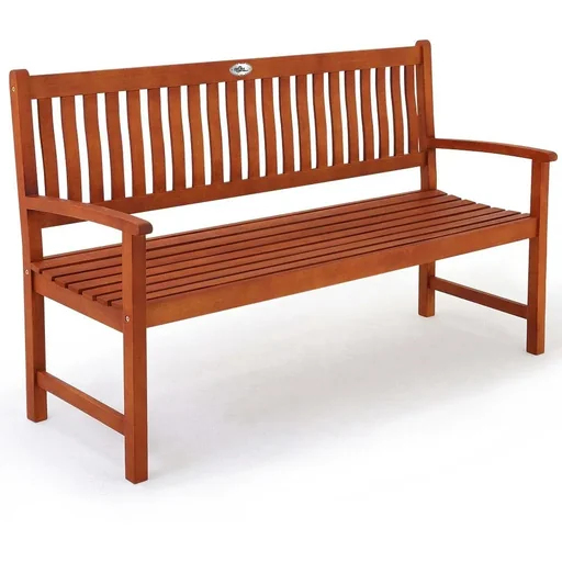 "Garden bench Maxima eucalyptus wood 152x55x90cm FSC-certified image"