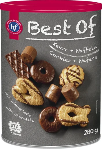 "Best of Cookies and Waffles Tin, Set of 2, 2 x 280 g image"
