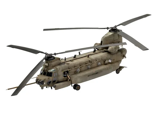 "Model kit MH-47E Chinook in image"