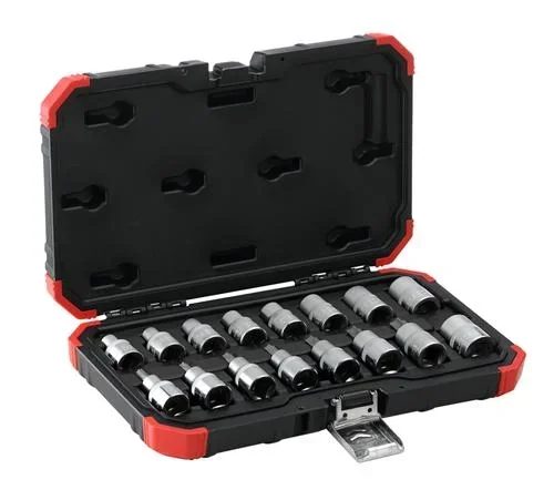 "Socket wrench set 1/2 TX E10-24T30-70 16-piece image"