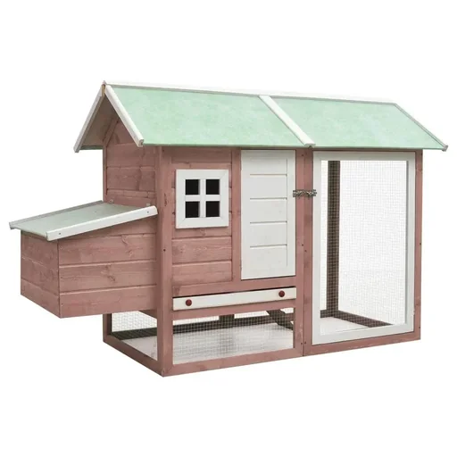 "Chicken coop 170x81x110 cm solid gr image"
