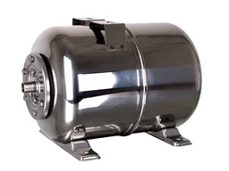 Hydrofoorpomp drukvat membraanvat roestvrij staal 24 L 33,25 mm (1
