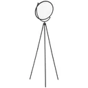 Floor lamp with LED adjustable by 350 degrees floor lamp lamp industrial floor lamp ABS black 60 x 60 x 163 cm
