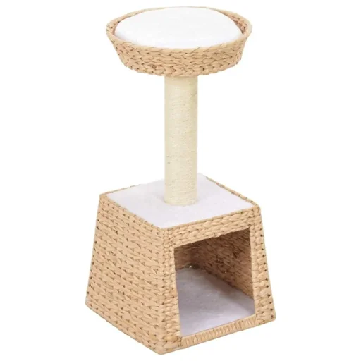 "Cat scratching post with sisal scratching post image"