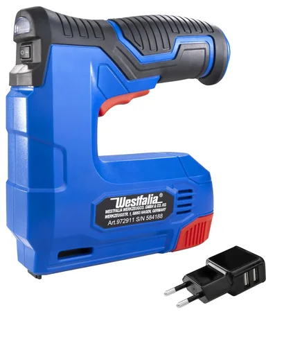 "Akku Tacker Li-Ionen 4 Volt 1.5 Ah inclusive USB-Ladeadapter Set image"