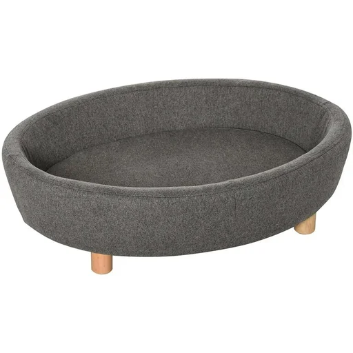 "Pet sofa for dogs and cats, dark grey image"