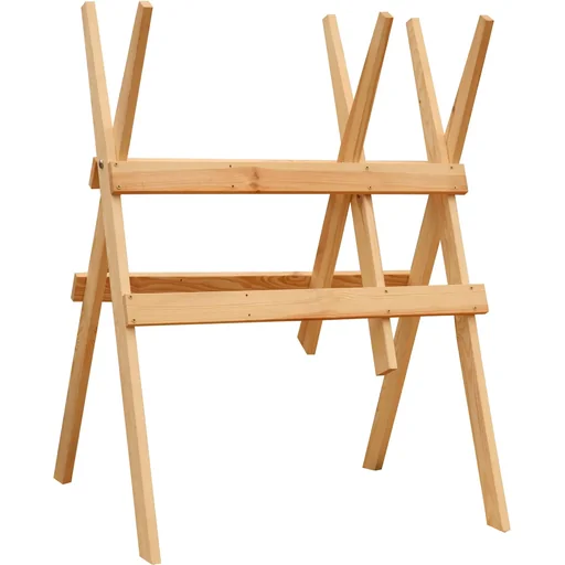 "sawhorse - wood image"