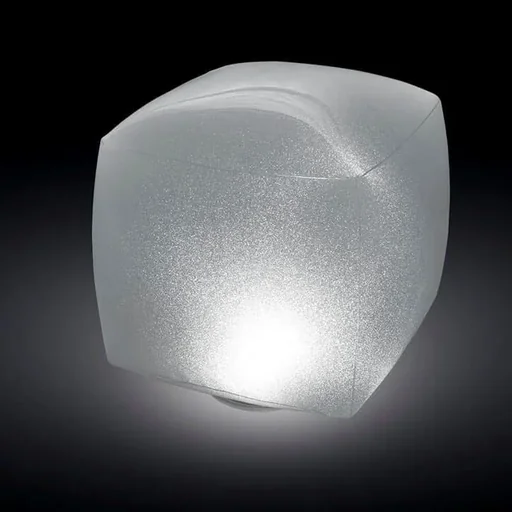 "Floating LED light square image"
