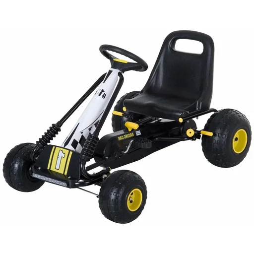 "Pedal Car Go Kart Pedal Vehicle from 3 Years Black image"