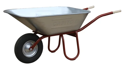 "Large wheelbarrow Praktica 150 liters, pneumatic wheel ball bearings image"