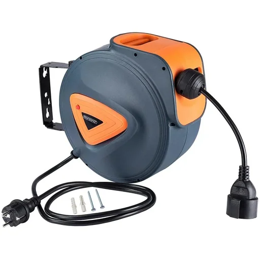 "Automatic cable reel 20m+1.5m connection cable image"