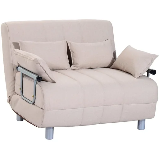 "2 in 1 armchair bed with integrated bed image"