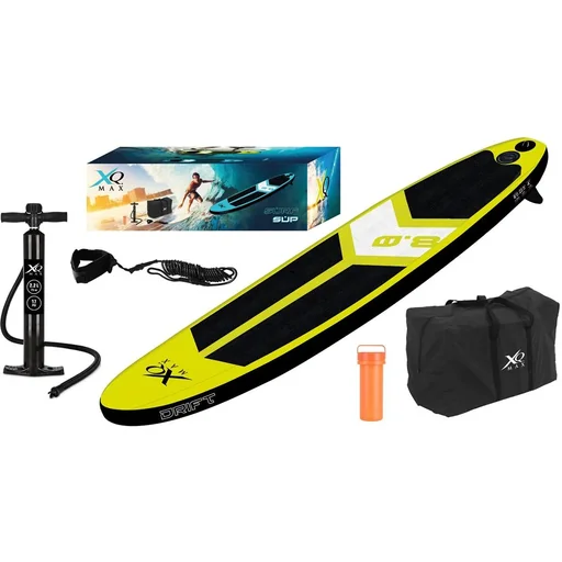 "SUP Board Extra Sturdy - Sup & Surf - for young adults & children - Yellow image"