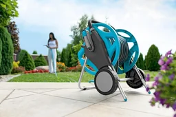 Tuinslangwagen DISCOVER inclusief 30 m + 1,5 m 4-laagse slang