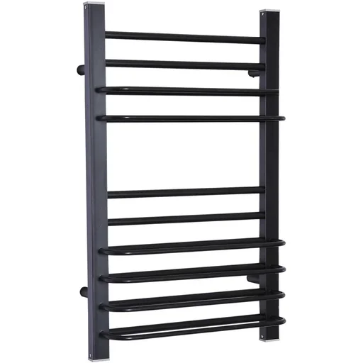 "Towel radiator wall radiator 16 heating rods black image"