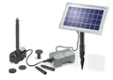 Solar pump set "Rimini Plus" with battery + solar module for your pond