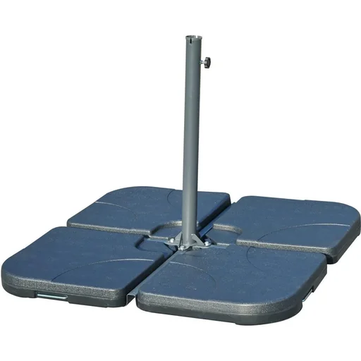 "Container for ground cross fillable parasol stand image"