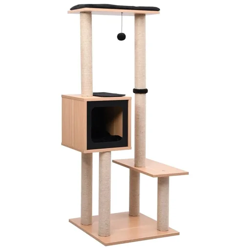 "Cat scratching post with sisal scratching mat 1 image"