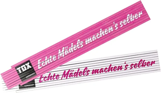 "Meter stick 2 m "Real girls do it themselves" image"