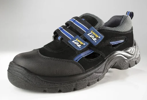 "Safety and work sandals S1, color black/blue, size 39 image"
