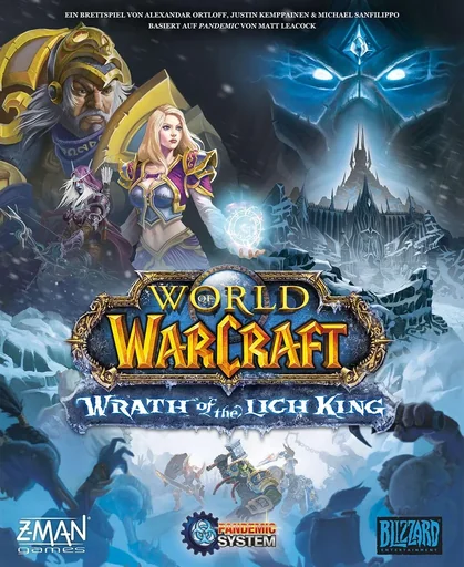 "World of Warcraft Wrath of the Lich King (A board game with the Pandemic system) image"