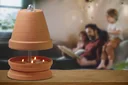 Tealight heater including 4 tealights