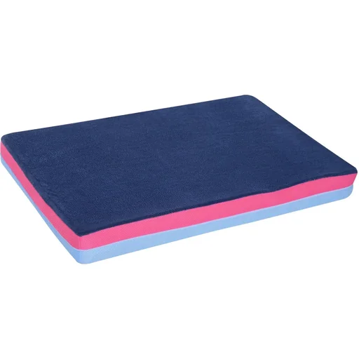 "Dog bed dog cushion reversible cushion dog blanket for pets memory foam blue 88 x 56 x 10 cm image"