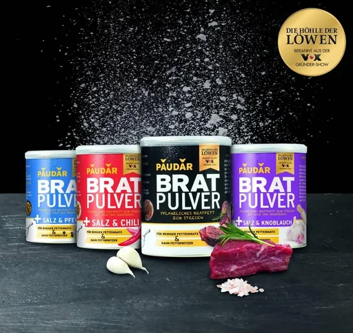 "Vegetable frying fat powder, “PAUDAR”, with garlic and salt, 175 g image"