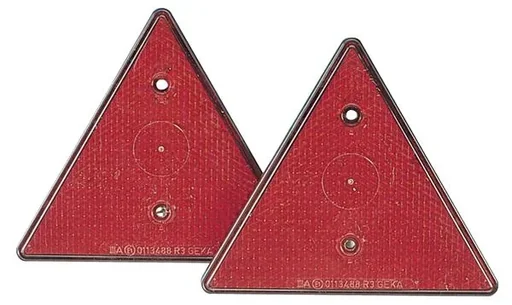 "Triangle reflector set of 2 for all types of trailers / accessories image"