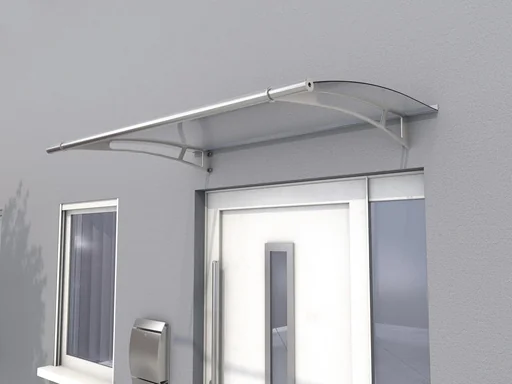 "Canopy L 150, 150 x 95 x 17 cm, stainless steel, 4 mm clear image"