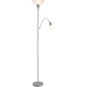 Floor lamp with adjustable reading light