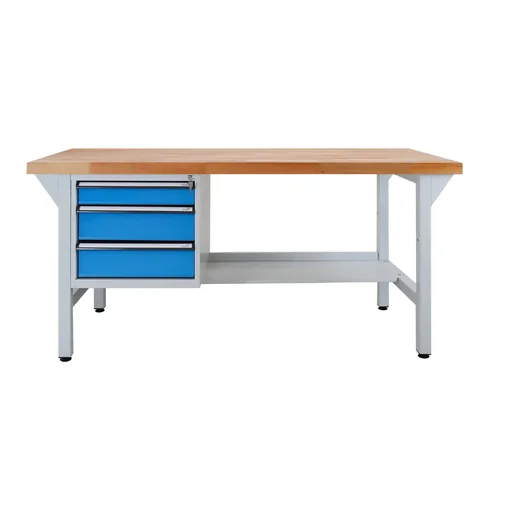 "Workbench with drawer box 3 SL 1500 image"
