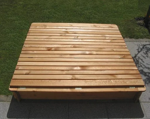 "Sandpit "Donald" 120 with folding cover image"