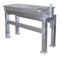 Tilting drinker made of stainless steel for floor mounting, 1.5 m up to 50 liters