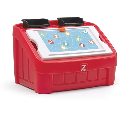 "2-in-1 Toy Box & Art Cover image"