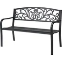 Pro Garden garden bench -127 x 60 cm - metal